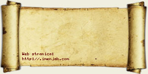 Anđela Damjanac vizit kartica